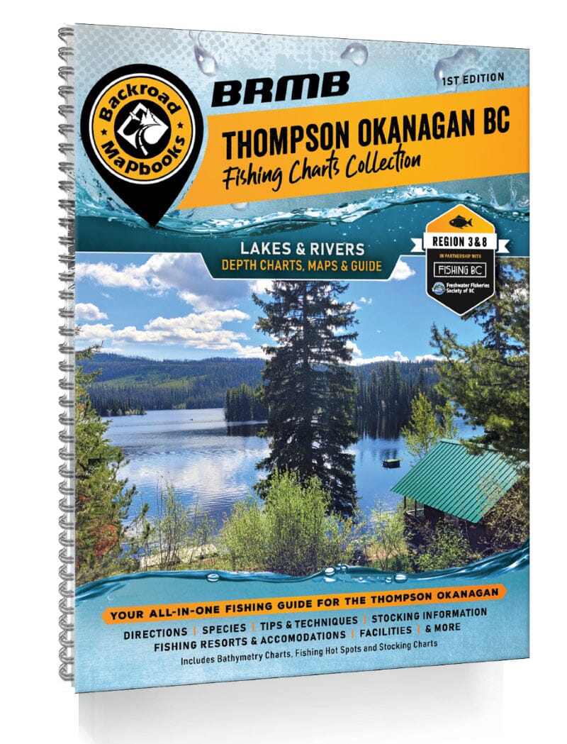 Thompson Okanagan BC Fishing Mapbook | Backroads Mapbooks atlas Backroads Mapbooks Default Title