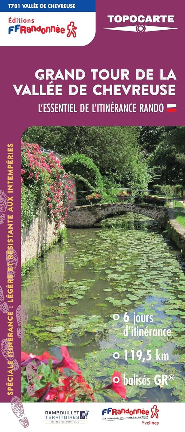 Topocarte - Grand tour de la vallée de Chevreuse | FFRandonnée carte de randonnée FFR - Fédération Française de Randonnée 