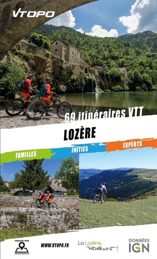 Topoguide cyclo - Lozère : 69 itinéraires VTT | VTOPO guide cycliste VTOPO