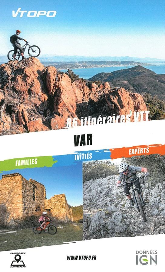 Topoguide cyclo - Var : 86 itinéraires VTT | VTOPO guide cycliste VTOPO