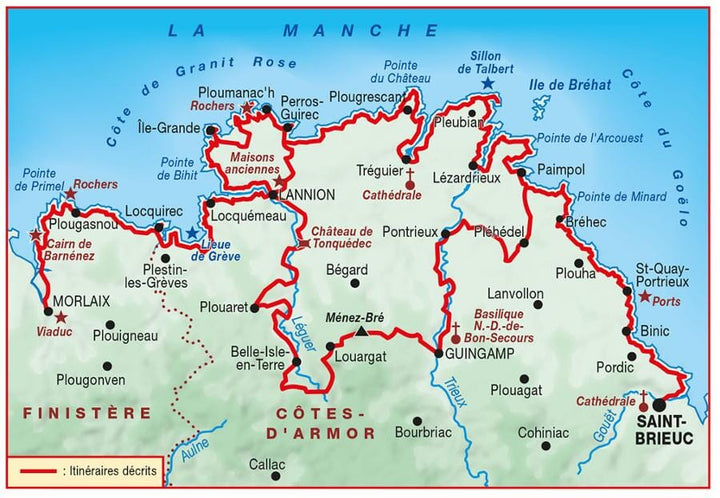 Topoguide de randonnée - Côte de Granit rose, Trégor, GR34 | FFR guide de randonnée FFR - Fédération Française de Randonnée 
