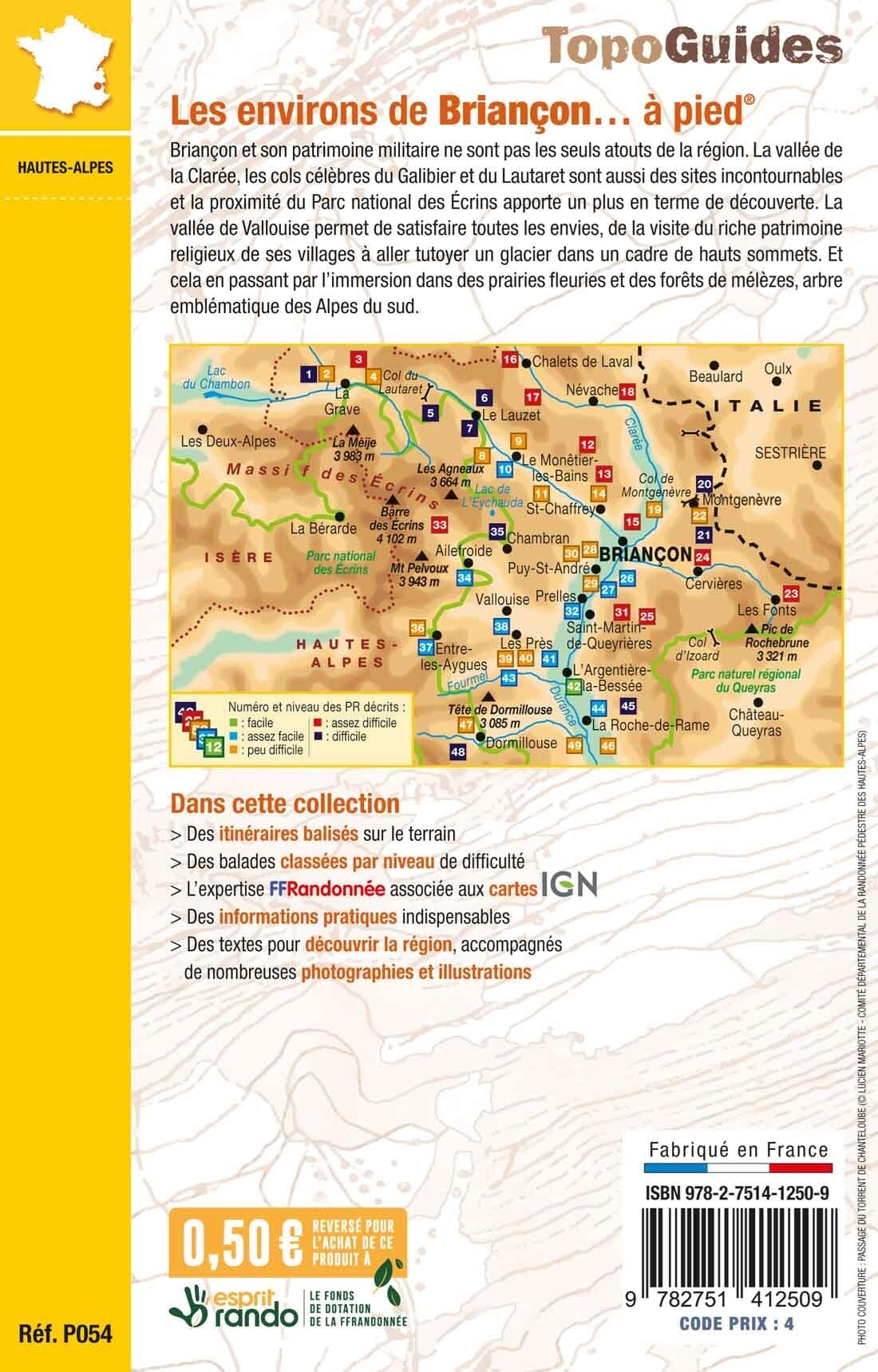 Topoguide de randonnée - Les environs de Briançon à pied | FFR guide de randonnée FFR - Fédération Française de Randonnée 