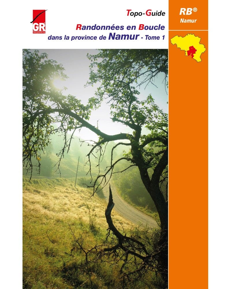Topoguide de randonnée - Namur, 16 randonnées en boucles dans la province, tome 1 | Les Sentiers de Grande Randonnée guide de randonnée Les Sentiers de Grande Randonnée 
