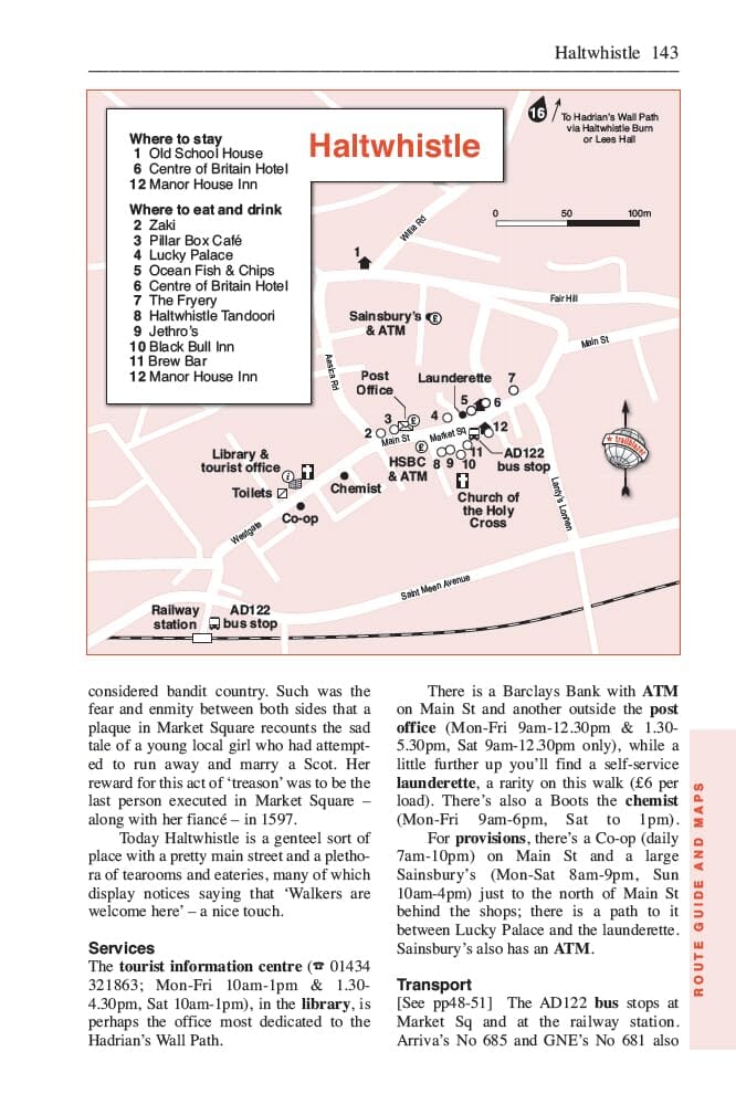 Topoguide de randonnées (en anglais) - Hadrian's Wall Path | Trailblazer guide de randonnée Trailblazer 