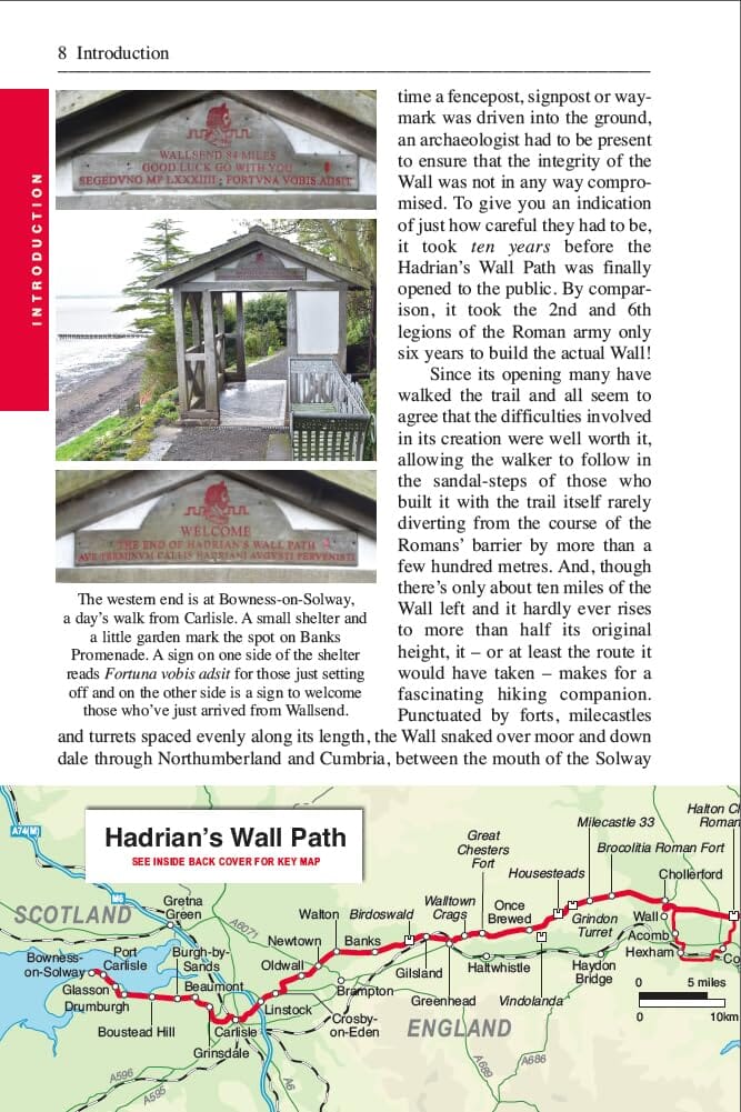 Topoguide de randonnées (en anglais) - Hadrian's Wall Path | Trailblazer guide de randonnée Trailblazer 