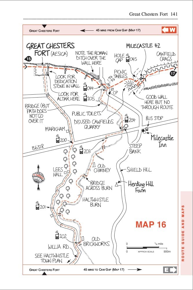 Topoguide de randonnées (en anglais) - Hadrian's Wall Path | Trailblazer guide de randonnée Trailblazer 