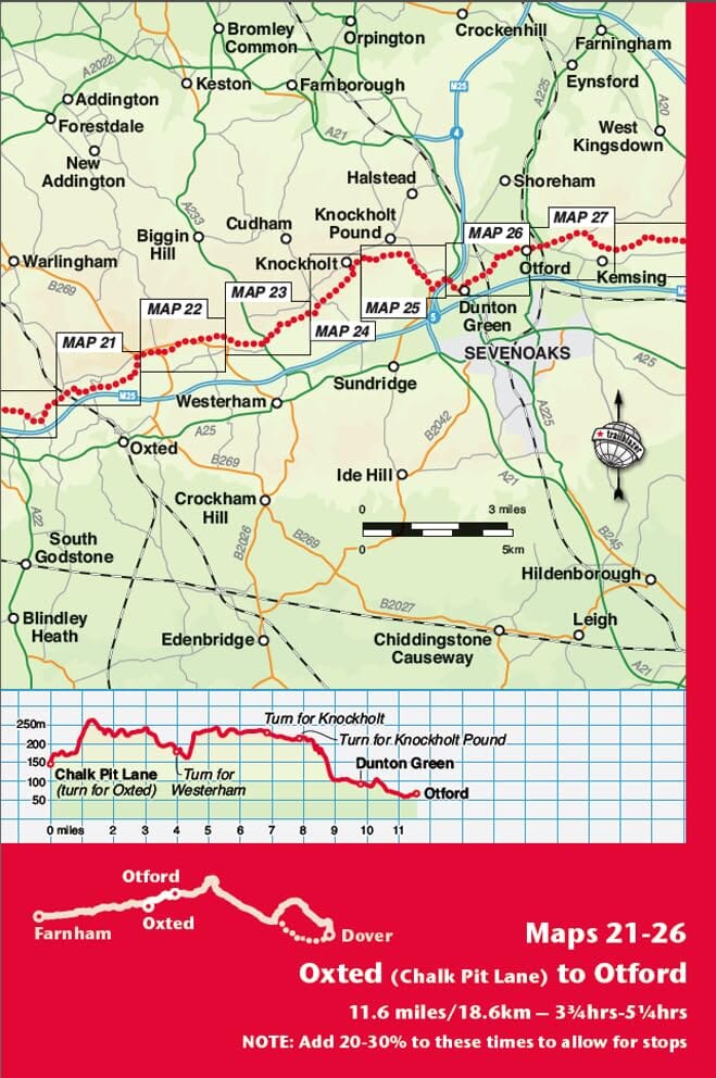 Topoguide de randonnées (en anglais) - North Downs Way | Trailblazer guide de randonnée Trailblazer 