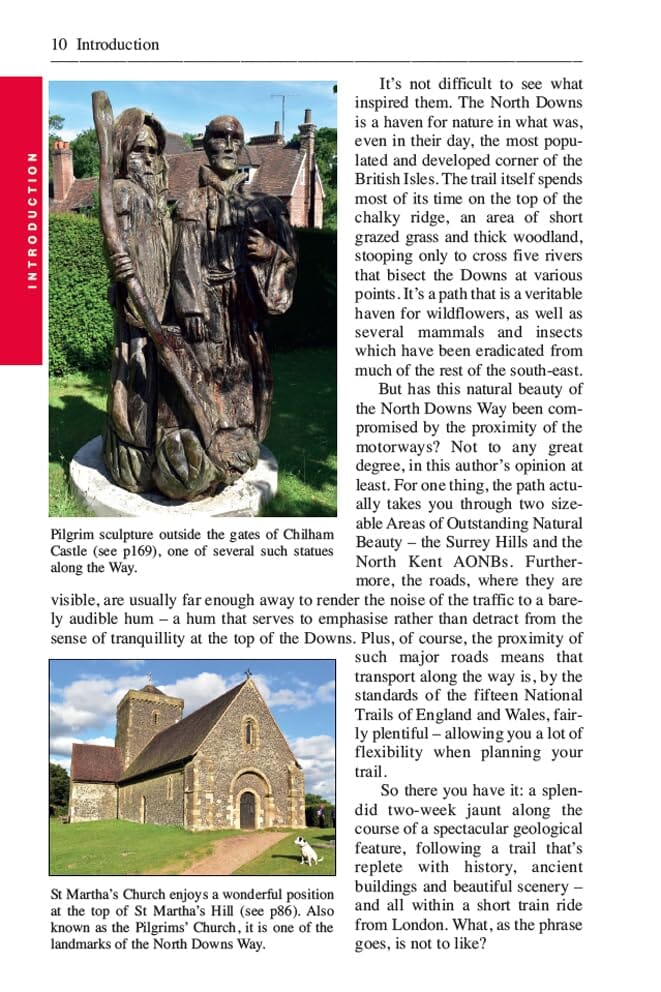 Topoguide de randonnées (en anglais) - North Downs Way | Trailblazer guide de randonnée Trailblazer 