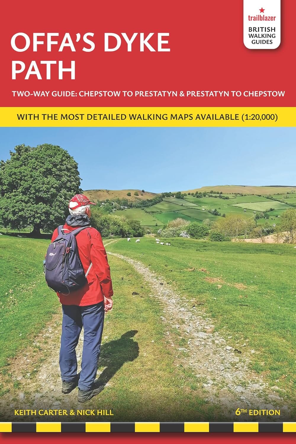 Topoguide de randonnées (en anglais) - Offa's Dyke path : Prestatyn to Chepstow | Trailblazer guide de randonnée Trailblazer 