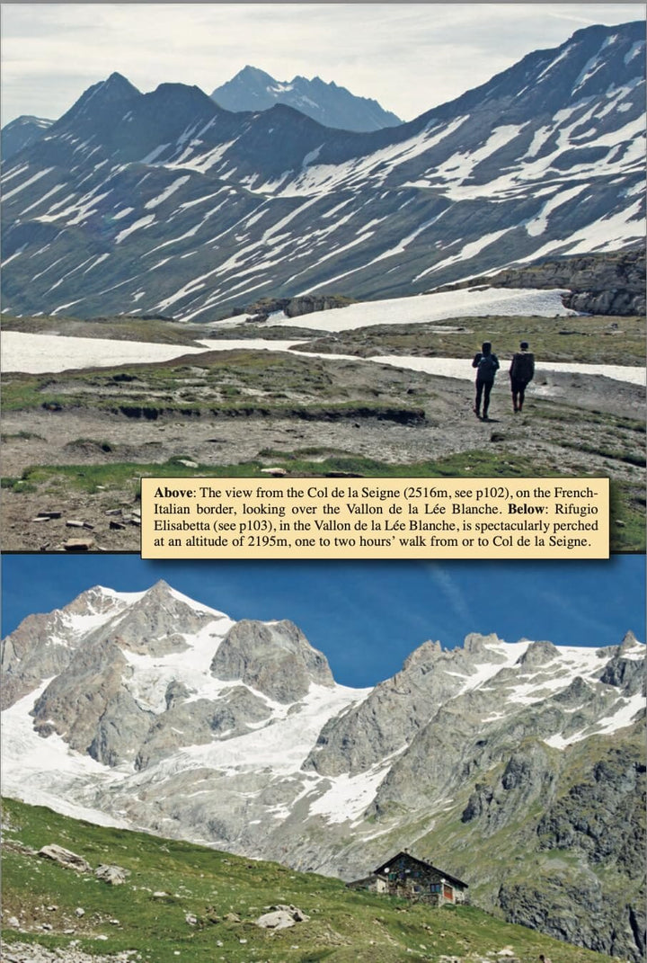 Topoguide de randonnées (en anglais) - Tour du Mont Blanc | Trailblazer guide petit format Trailblazer 
