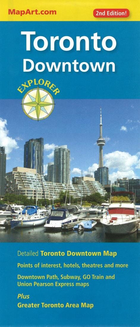 Toronto Downtown, Explorer Map | Canadian Cartographics Corporation plan de ville Canadian Cartographics Corporation