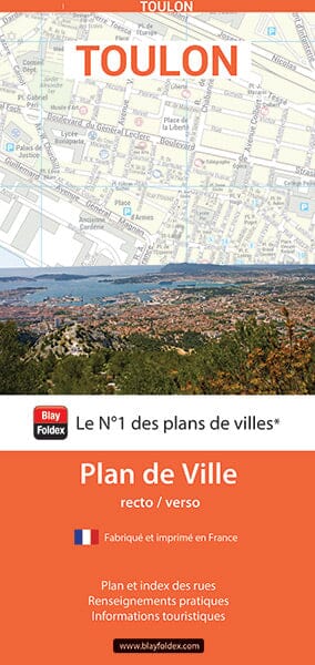Toulon, Var - Plan de ville | Blay Foldex plan de ville Blay Foldex
