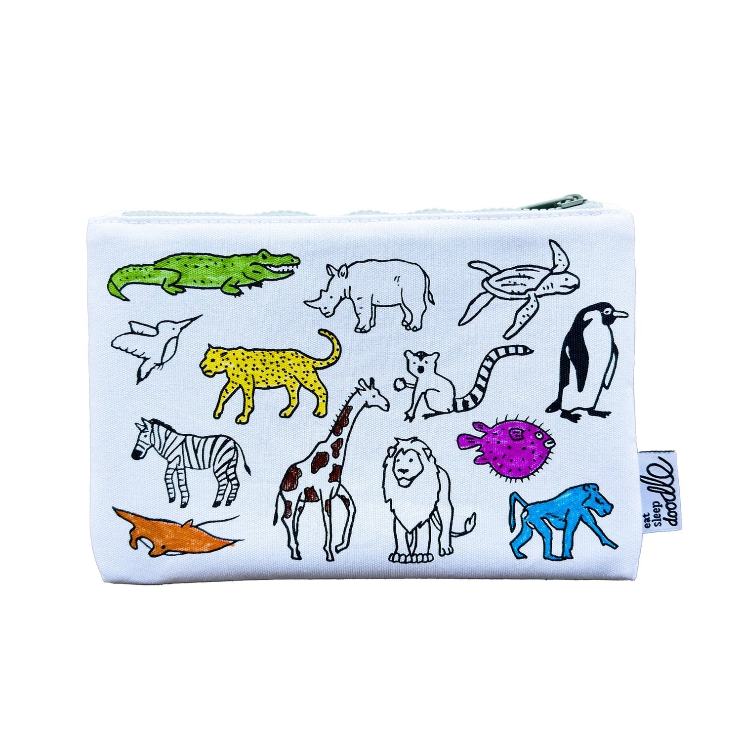 Trousse à crayons - Motif " carte du monde " | Eat Sleep Doodle jeu Eat Sleep Doodle
