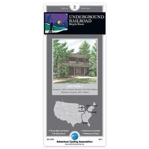 Underground Railroad Bicycle Route Section 2 | Adventure Cycling Association carte cycliste Adventure Cycling Association