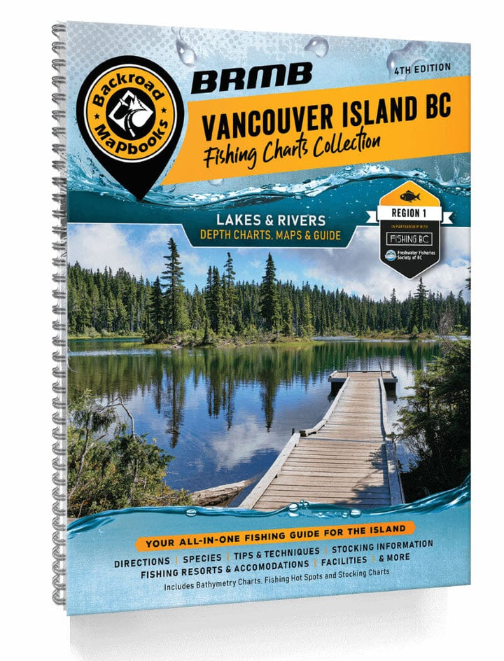 Vancouver Island BC Fishing Mapbook | Backroads Mapbooks – Cartovia