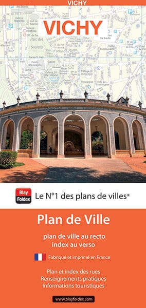 Vichy, Allier - Plan de ville | Blay Foldex plan de ville Blay Foldex