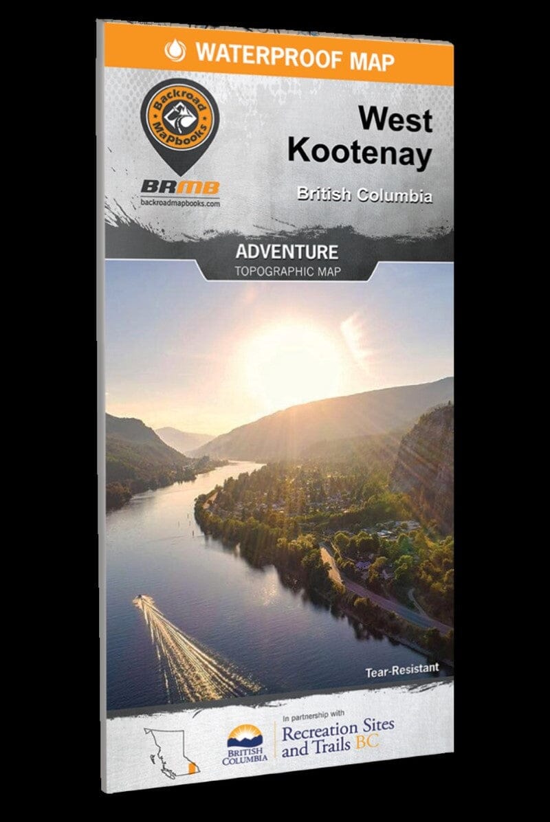 West Kootenay BC Recreation Map | Backroads Mapbooks carte routière Backroads Mapbooks Default Title