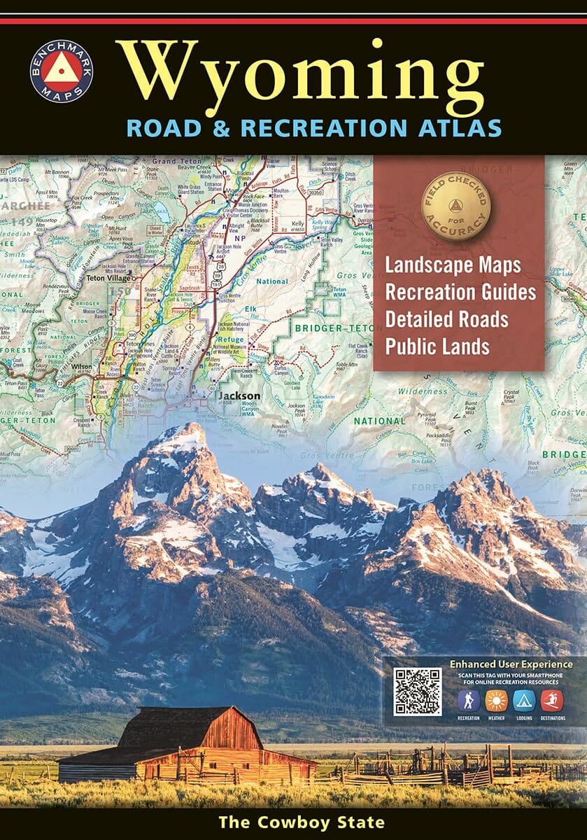 Wyoming Road and Recreation Atlas 2027 | Benchmark Maps atlas Benchmark Maps 