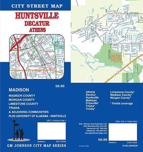 Athens and Gainesville - Georgia | GM Johnson Road Map 