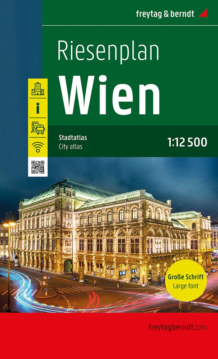 Atlas à spirales - Vienne | Freytag & Berndt carte pliée Freytag & Berndt 