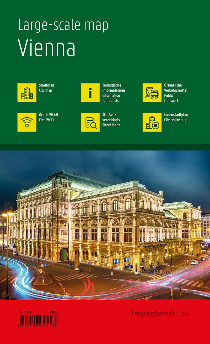 Atlas à spirales - Vienne (Autriche) | Freytag & Berndt atlas Freytag & Berndt