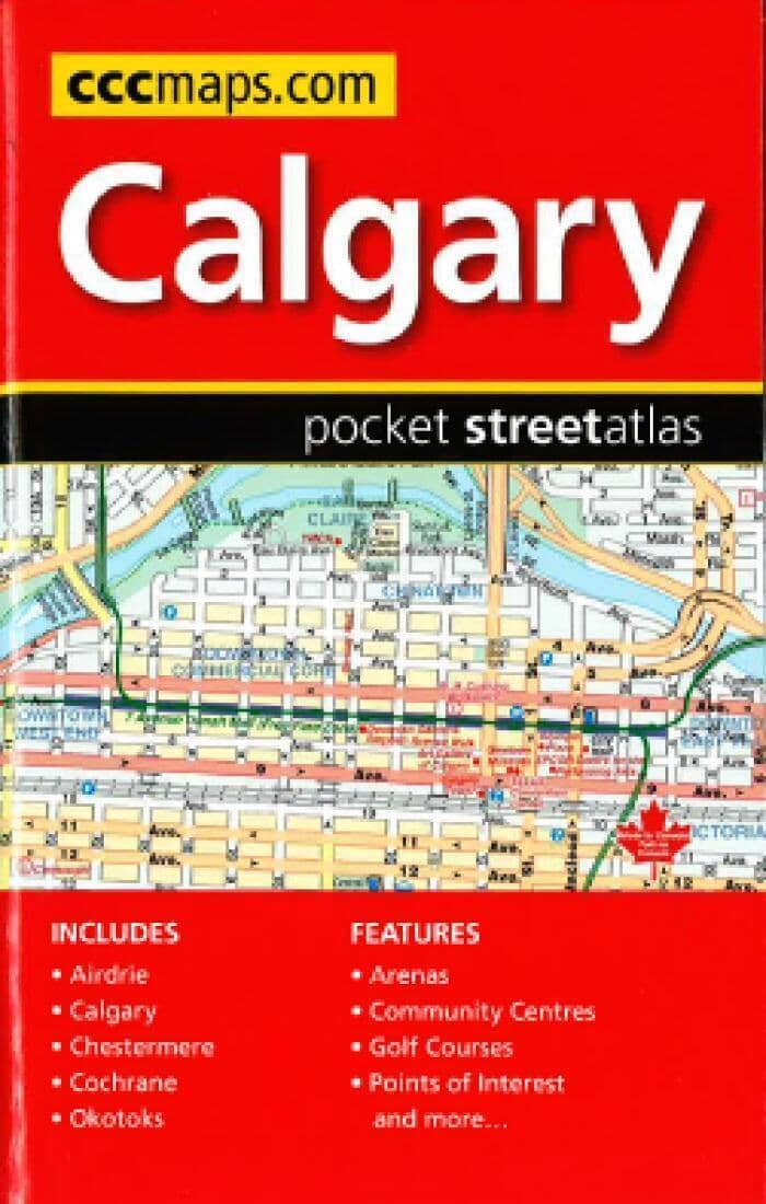 Atlas de poche des rues - Calgary, AB | Canadian Cartographics Corporation atlas Canadian Cartographics Corporation
