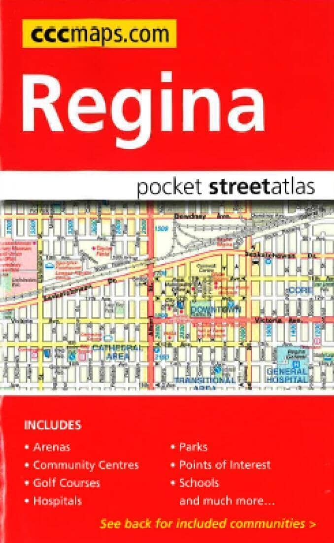 Atlas de poche des rues de Regina (Saskatchewan) | Canadian Cartographics Corporation atlas Canadian Cartographics Corporation