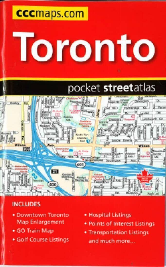 Atlas de poche des rues de Toronto | Canadian Cartographics Corporation atlas Canadian Cartographics Corporation