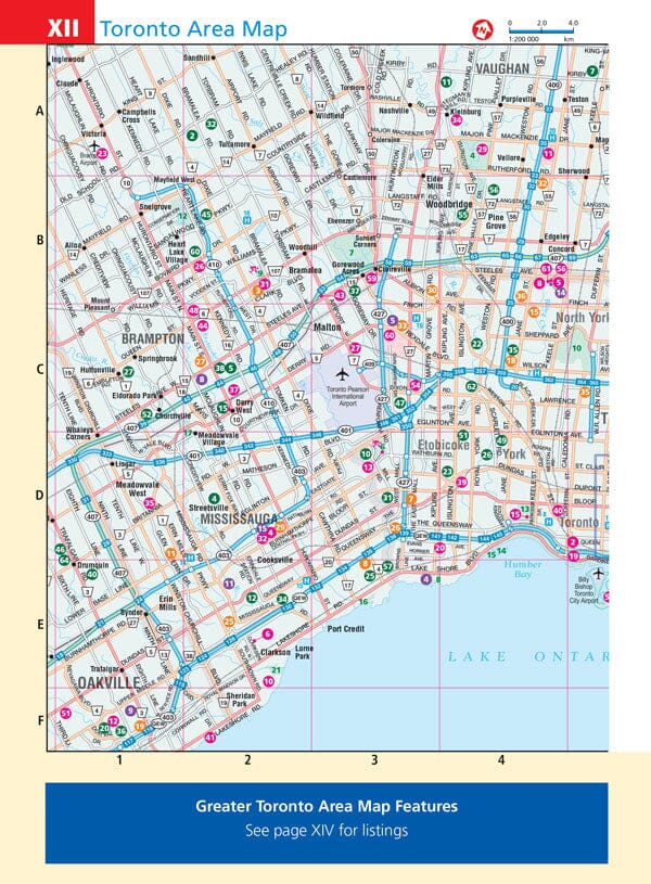 Atlas de rues Deluxe - Toronto et sa région, en gros caractères | Canadian Cartographics Corporation atlas Canadian Cartographics Corporation 