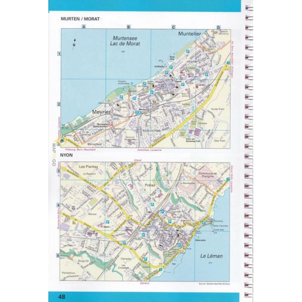 Atlas de villes - Suisse | Hallwag atlas Hallwag 