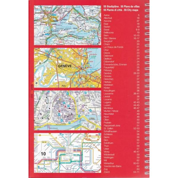 Atlas de villes - Suisse | Hallwag atlas Hallwag 