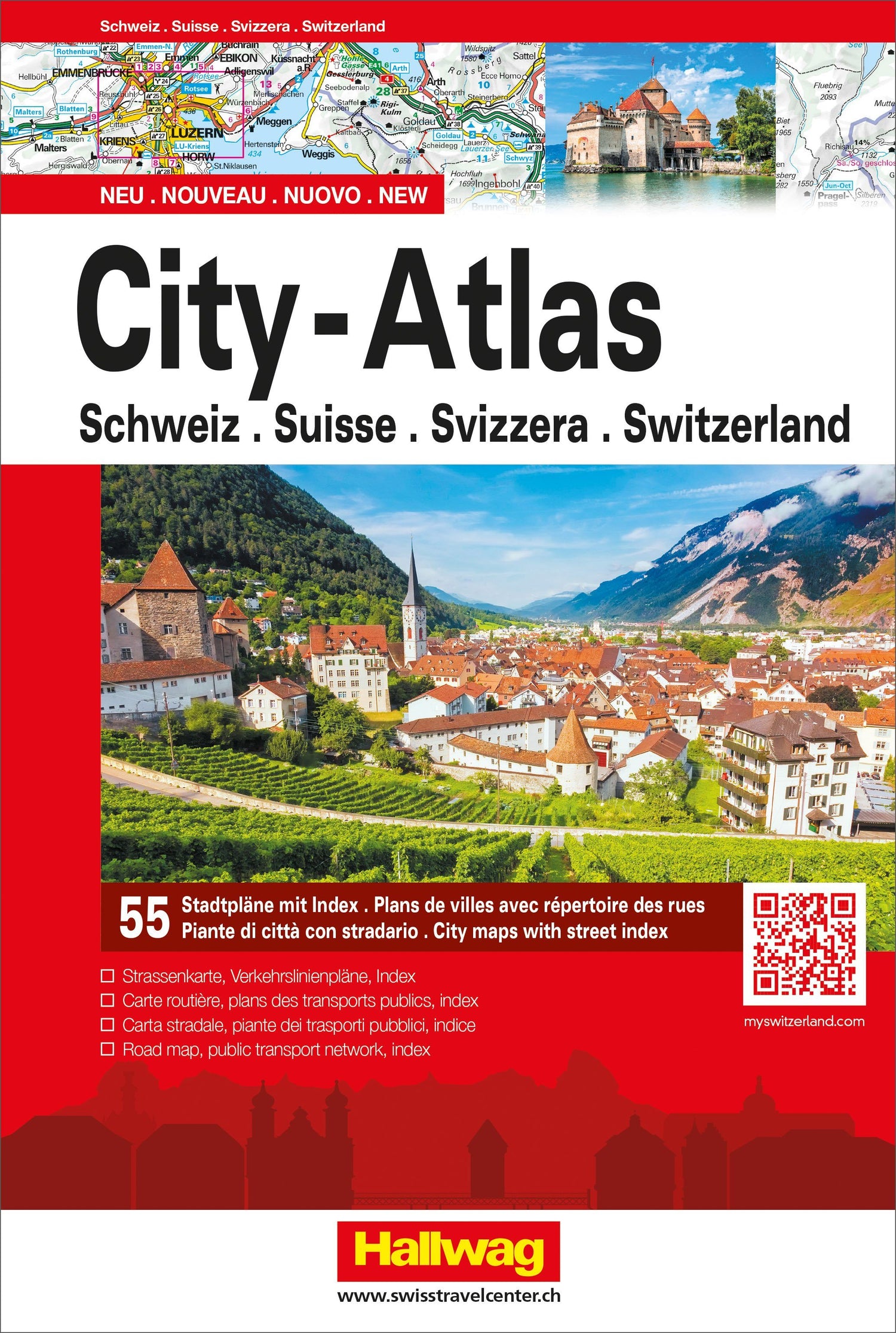 Atlas de villes - Suisse | Hallwag atlas Hallwag Default Title