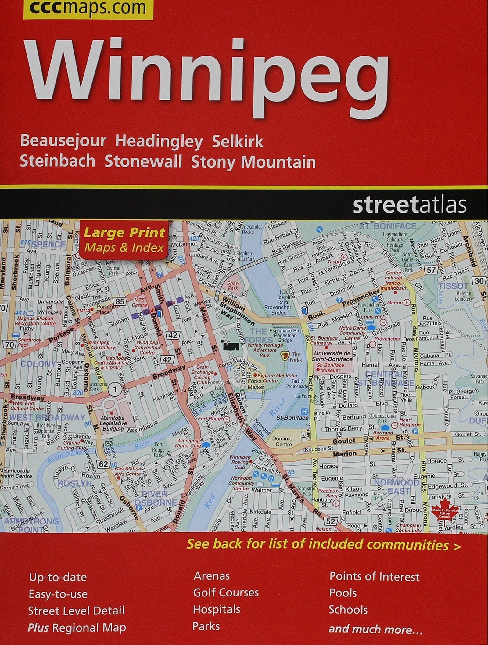 Atlas des rues - Winnipeg (Manitoba) | Canadian Cartographics Corporation atlas Canadian Cartographics Corporation