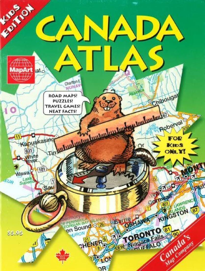 Atlas du Canada pour enfants | Canadian Cartographics Corporation atlas Canadian Cartographics Corporation