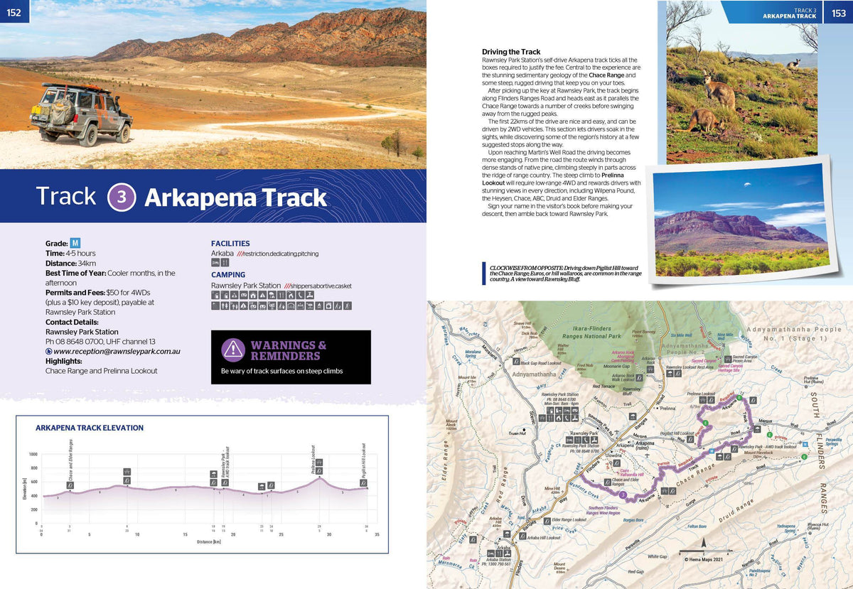 Atlas & Guide - Flinders Ranges (Australie Méridionale) | Hema Maps ...