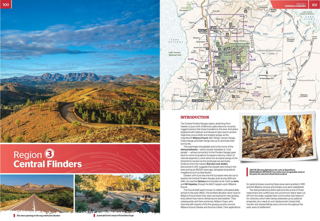 Atlas & Guide - Flinders Ranges (Australie Méridionale) | Hema Maps atlas Hema Maps 