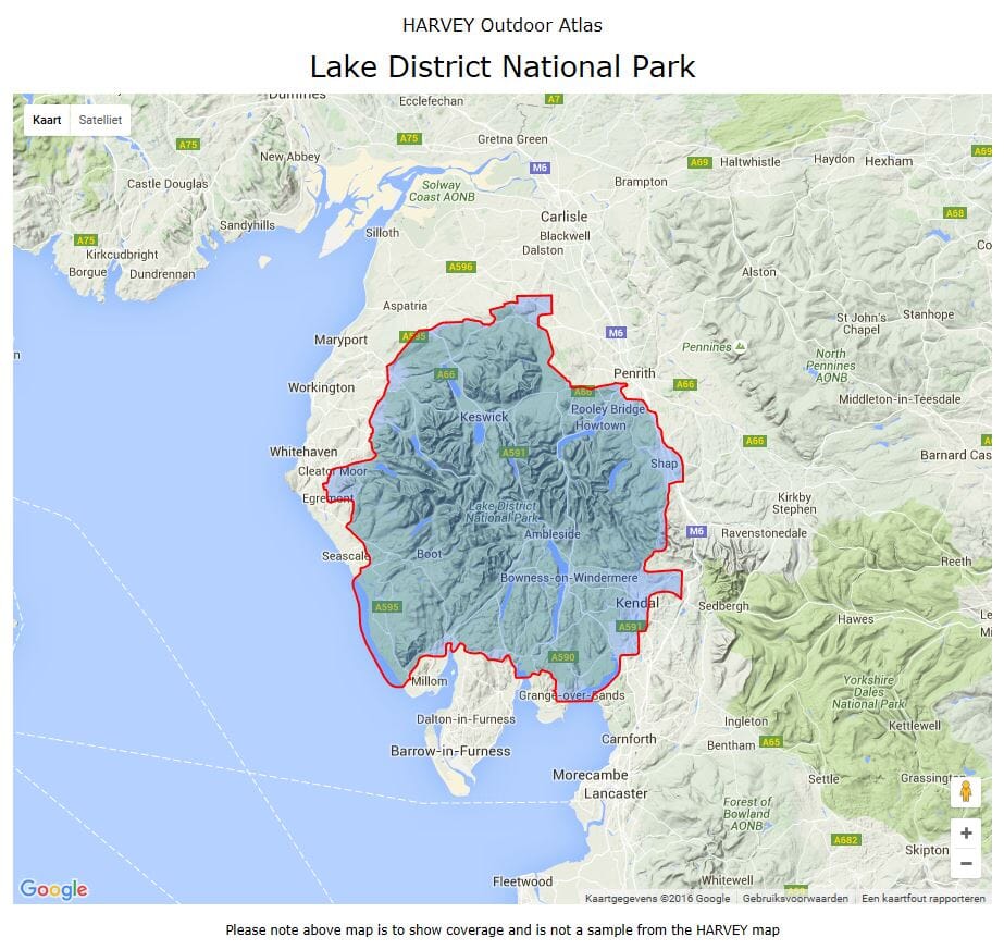 Atlas - Lake District National Park | Harvey Maps - Outdoor atlas atlas Harvey Maps Default Title