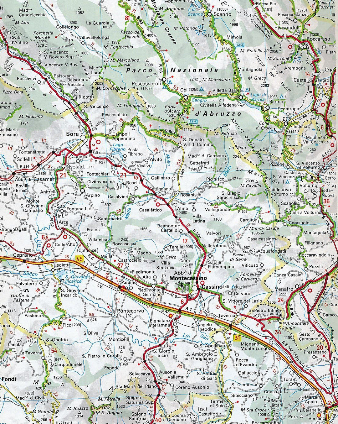 Atlas routier à spirales - Italie 2021/22 | Michelin atlas Michelin 