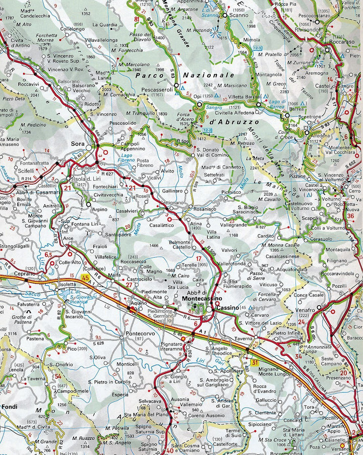 Atlas routier à spirales - Italie 2021/22 | Michelin atlas Michelin 