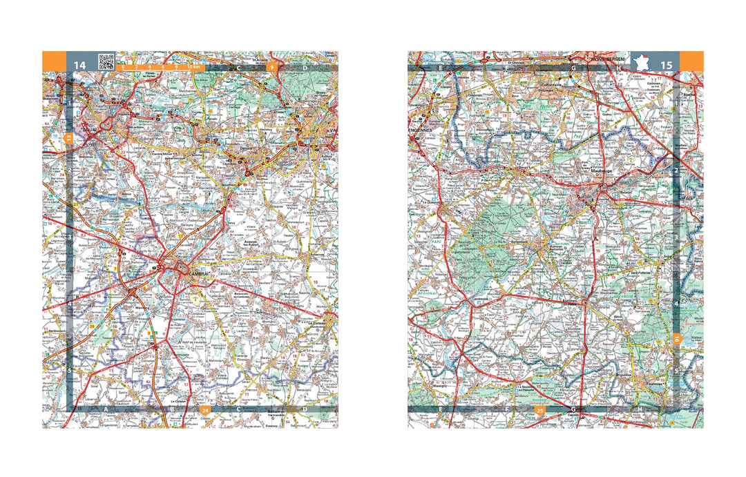 Atlas routier de la France (à spirales) - Édition 2023 - Format A4 | Michelin atlas Michelin 