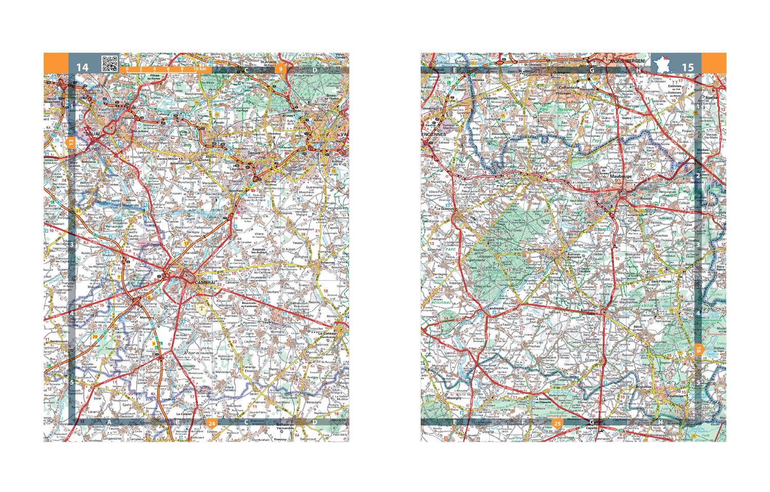 Atlas routier de la France (à spirales) - Édition 2025 - Format A4 | Michelin atlas Michelin