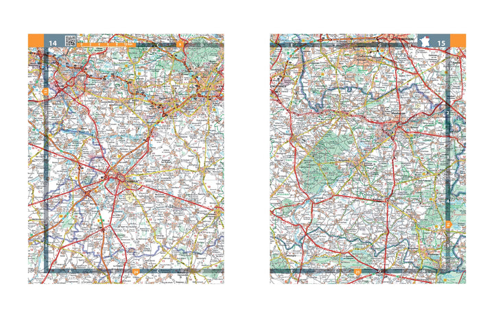 Atlas routier de la France (à spirales) - Édition 2023 - Format A4 | Michelin atlas Michelin 