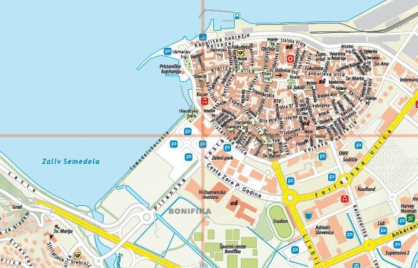 Atlas routier de la Slovénie | Kartografija atlas Kartografija