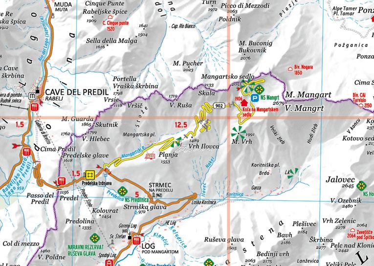 Atlas routier de la Slovénie | Kartografija atlas Kartografija