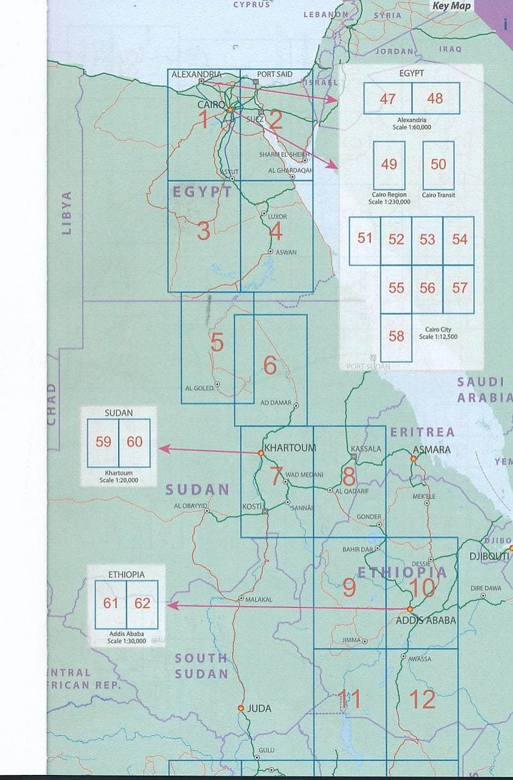 Atlas routier de poche - Afrique | ITM - La Compagnie des Cartes