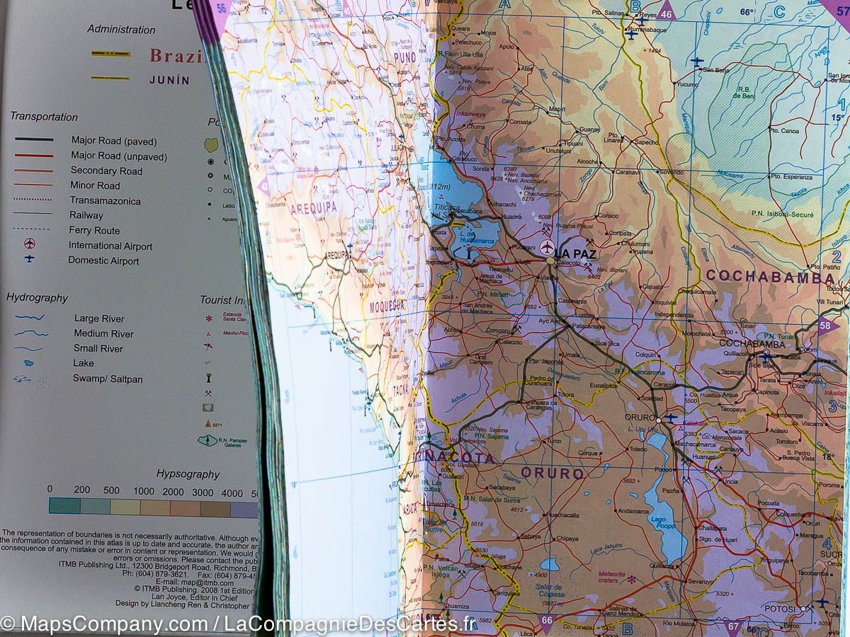 Atlas routier de poche - Amérique du Sud | ITM atlas ITM