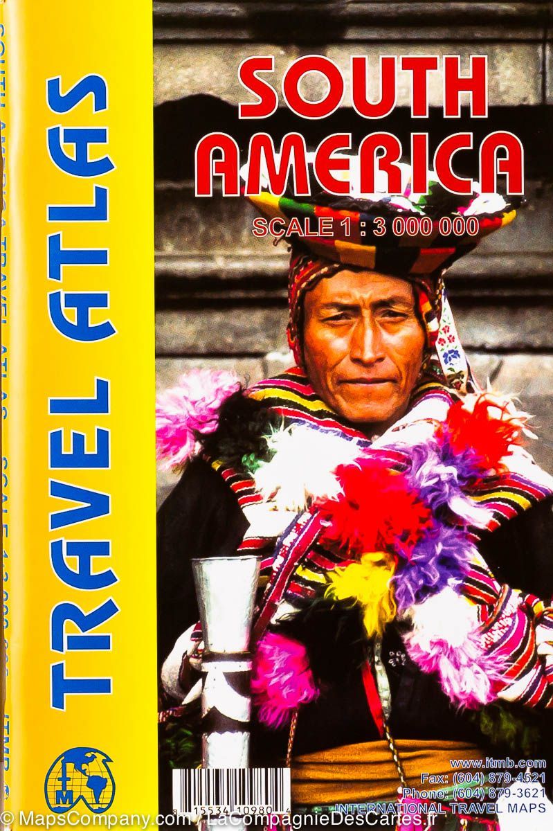 Atlas routier de poche - Amérique du Sud | ITM atlas ITM