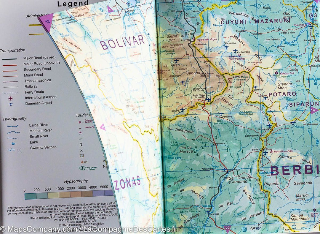 Atlas routier de poche &#8211; Amérique du Sud | ITM - La Compagnie des Cartes