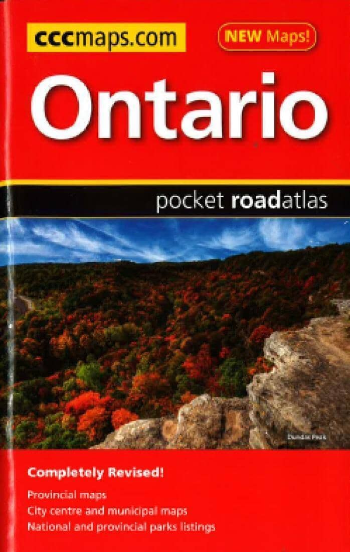 Atlas routier de poche - Ontario | Canadian Cartographics Corporation atlas Canadian Cartographics Corporation