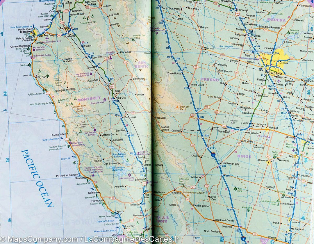 Atlas routier de poche &#8211; Panaméricaine Nord | ITM - La Compagnie des Cartes